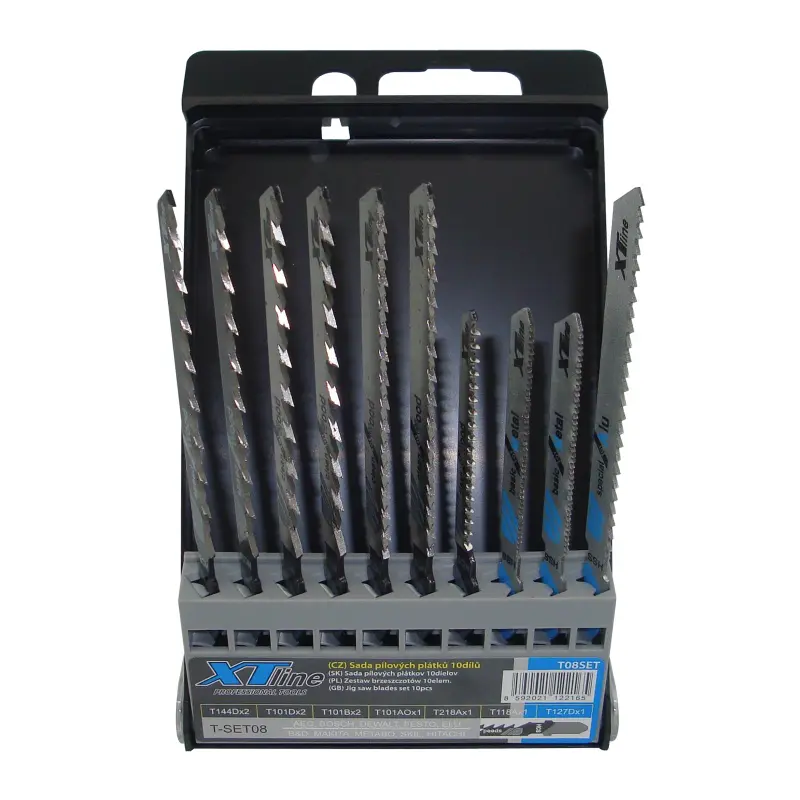 Sada pilových plátků 10 dílů - plastový obal