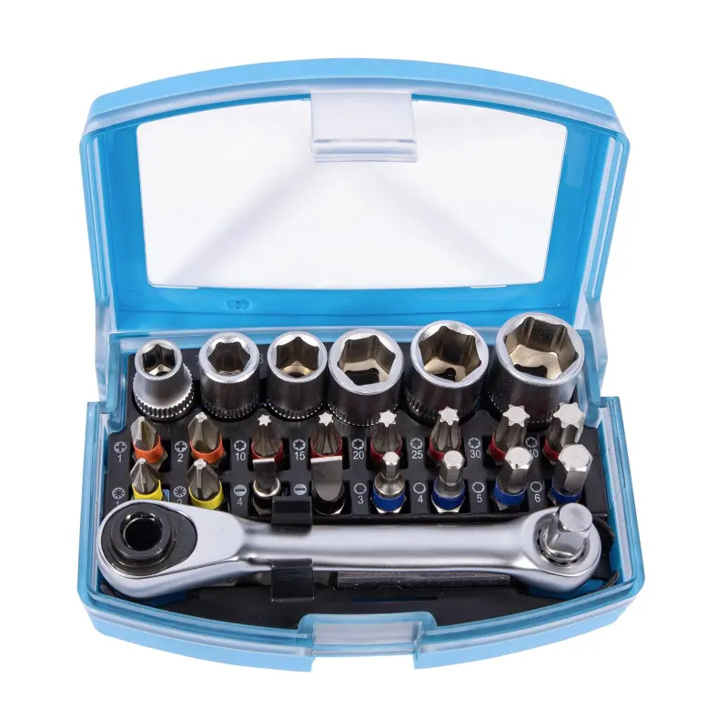 Sada bitů s ráčnou S2 25 dílů Sada bitů s ráčnou S2 25 dílů