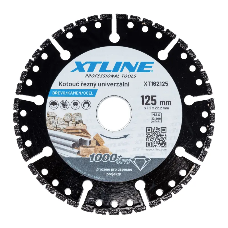 Kotouč univerzální na dřevo,kámen,ocel | 115x1,2x22,2 mm