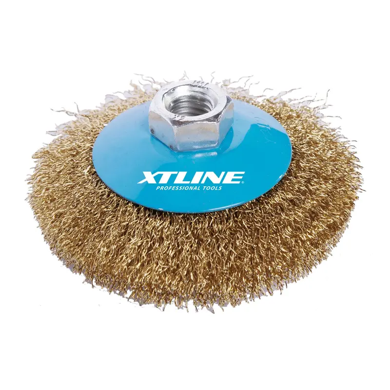 Kartáč miskový vlnitý 100 mm/M14