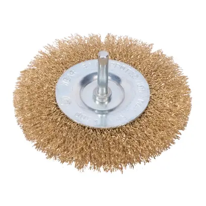 Kartáč okružní vlnitý stopka | 75 mm