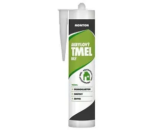 Tmel akrylový 480g bílý Monton