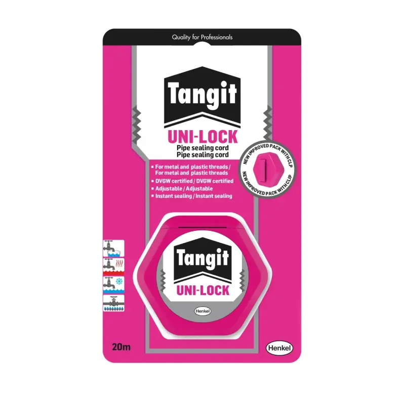 Vlakno těsnící na závity TANGIT UNI-LOCK 20 m (doprodej)