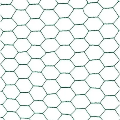 Chovatelské šestihranné pletivo poplastované (Zn) - 13mm, výška 100cm, role 10m zelené