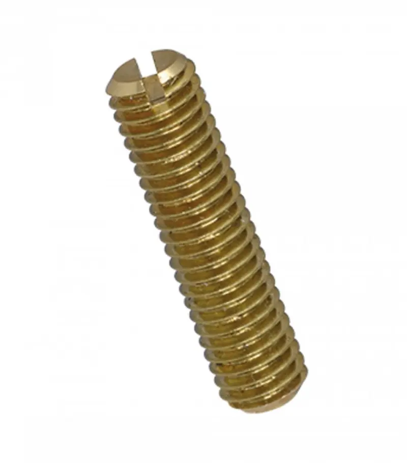 Šroub stavěcí DIN 551 mosaz M4x4