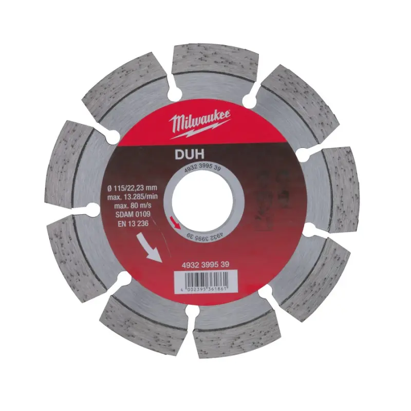 Milwaukee Diamantový kotouč DUH 125x22,2 mm Milwaukee Diamantový kotouč DUH 125x22,2 mm