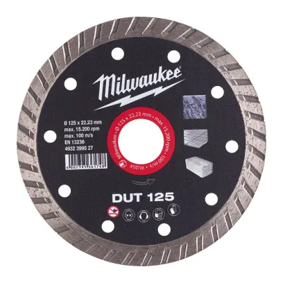 Milwaukee Diamantový kotouč DUT 125x22,2 mm