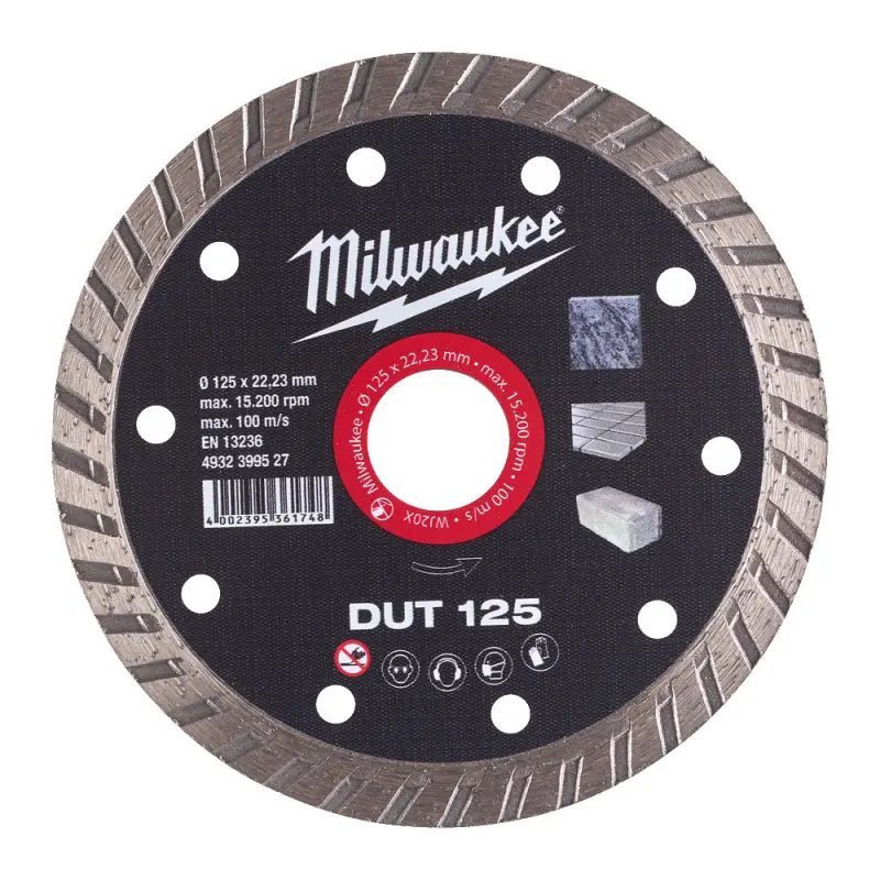 Milwaukee Diamantový kotouč DUT 125x22,2 mm