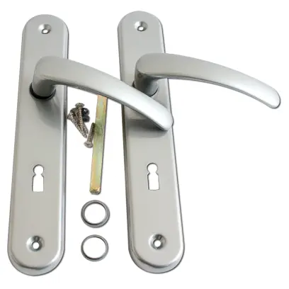 Dveřní kování Michaela K90 stříbrná - klíč