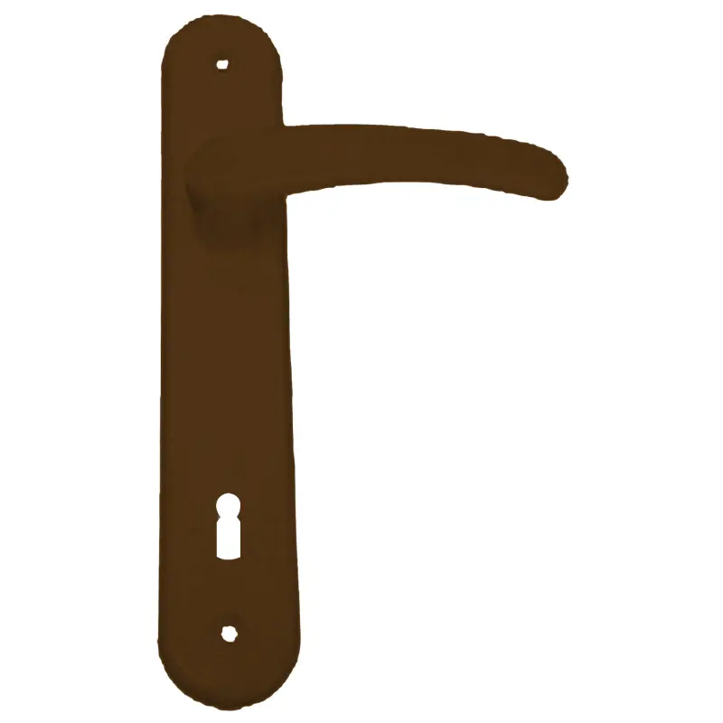 Dveřní kování Michaela K90 hnědá - klíč Dveřní kování Michaela K90 hnědá - klíč