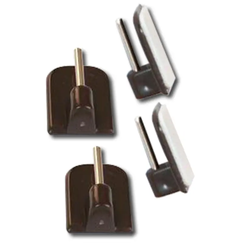 Háček vitrážní samolepící hnědý Háček vitrážní samolepící hnědý