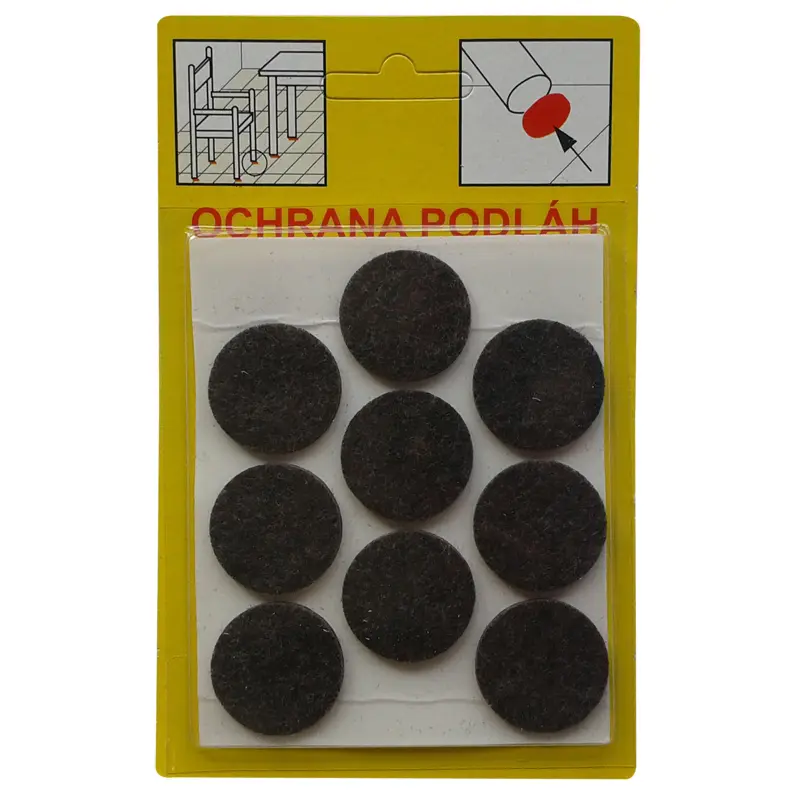 Filcová ochrana samolepící 109H - hnědá 26x3 mm Filcová ochrana samolepící 109H - hnědá 26x3 mm