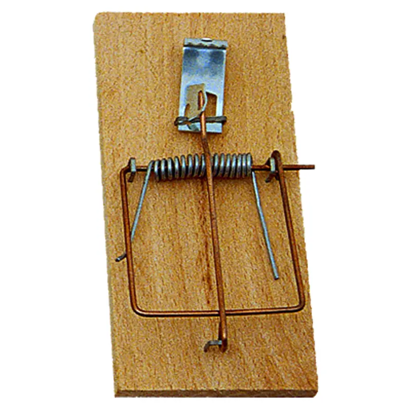 Past na myši - dřevěná 4,5x10 cm Past na myši - dřevěná 4,5x10 cm