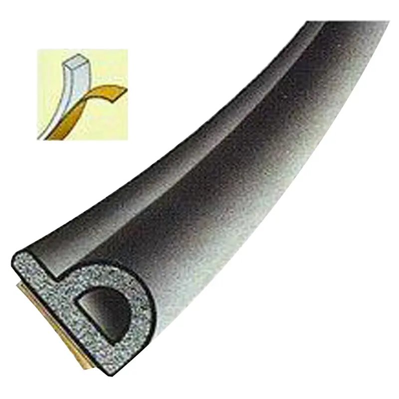 Těsnění bílé profil P | délka 6 m, rozměr 9x5,5 mm Těsnění bílé profil P | délka 6 m, rozměr 9x5,5 mm