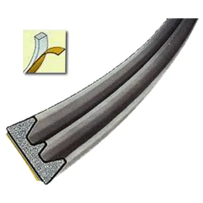 Těsnění hnědé profil E | délka 150 m, rozměr 9x4 mm