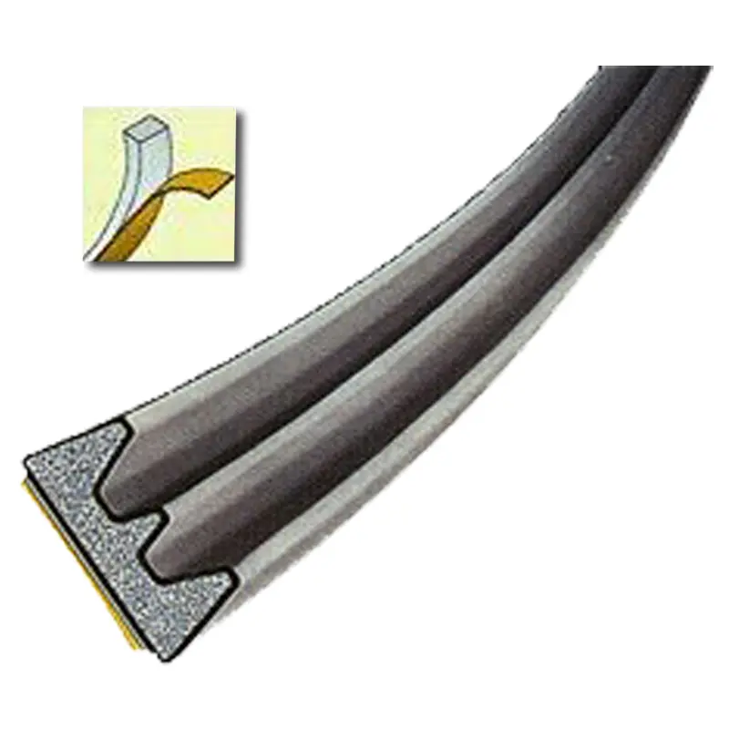 Těsnění hnědé profil E | délka 150 m, rozměr 9x4 mm Těsnění hnědé profil E | délka 150 m, rozměr 9x4 mm