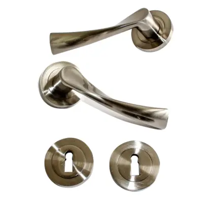 Dveřní kování Atena (Etna) rozeta klíč nikl