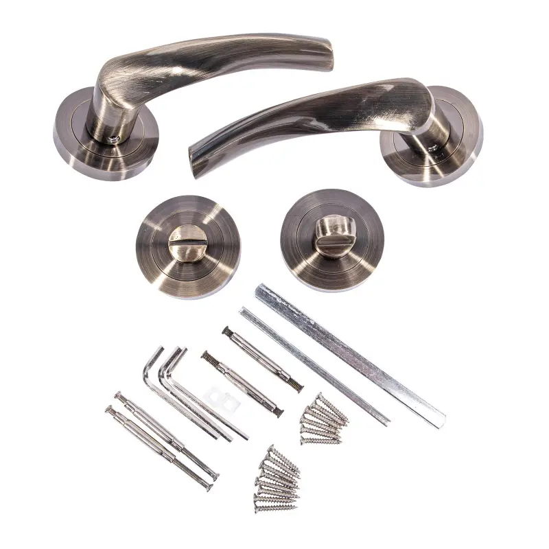 Dveřní kování Atena (Etna) rozeta WC patyna