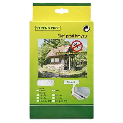 Okenní síť černá samolepící proti hmyzu | 150x90 cm / 4,8 m