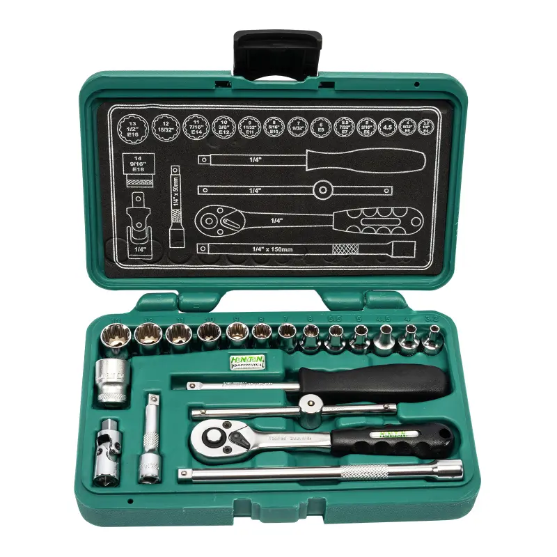 Sada hlavic 1/4” 20 dílů