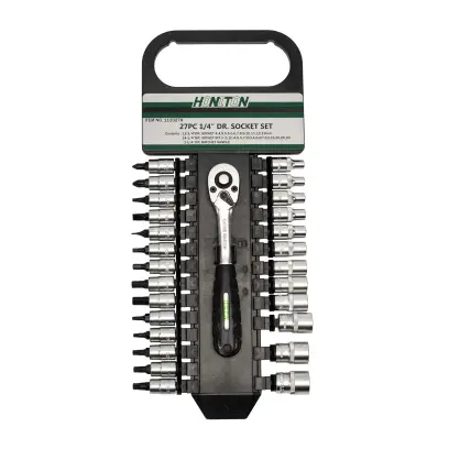 Sada hlavic 1/4” 27 dílů