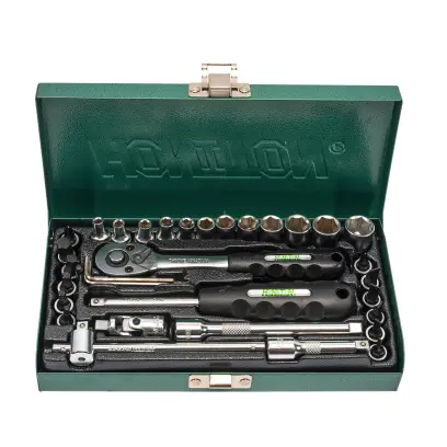 Sada hlavic 1/4” 33 dílů