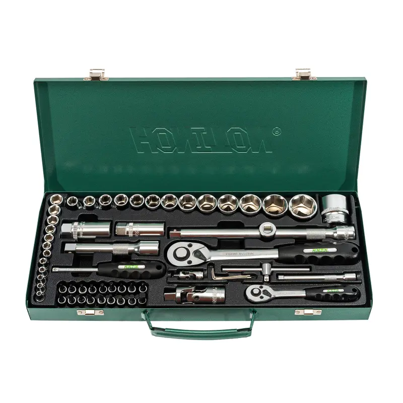 Sada hlavic 1/4”-1/2” 59 dílů