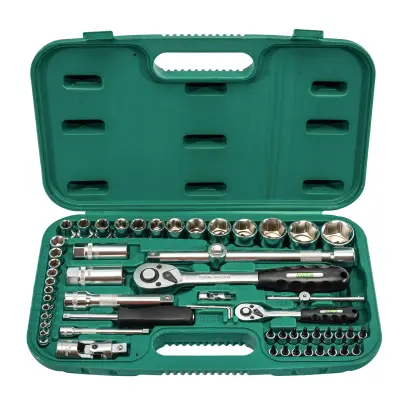 Sada hlavic 1/4”-1/2” 56 dílů