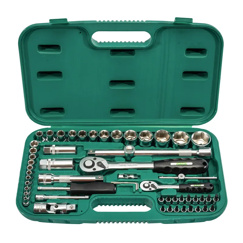 Sada hlavic 1/4”-1/2” 56 dílů