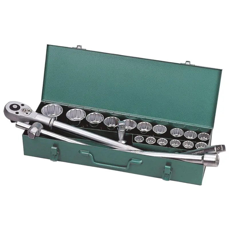 Sada dvanáctihranných hlavic 3/4” 21 dílů Sada dvanáctihranných hlavic 3/4” 21 dílů