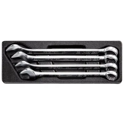 Sada očkoplochých klíčů 4 díly, plastové plato A