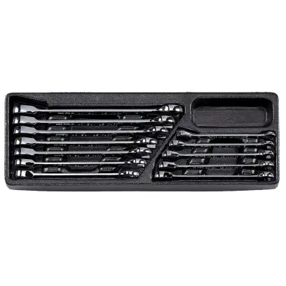 Sada ráčnových klíčů 12 dílů, plastové plato A