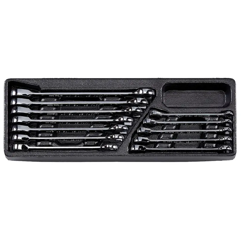 Sada ráčnových klíčů 12 dílů, plastové plato A