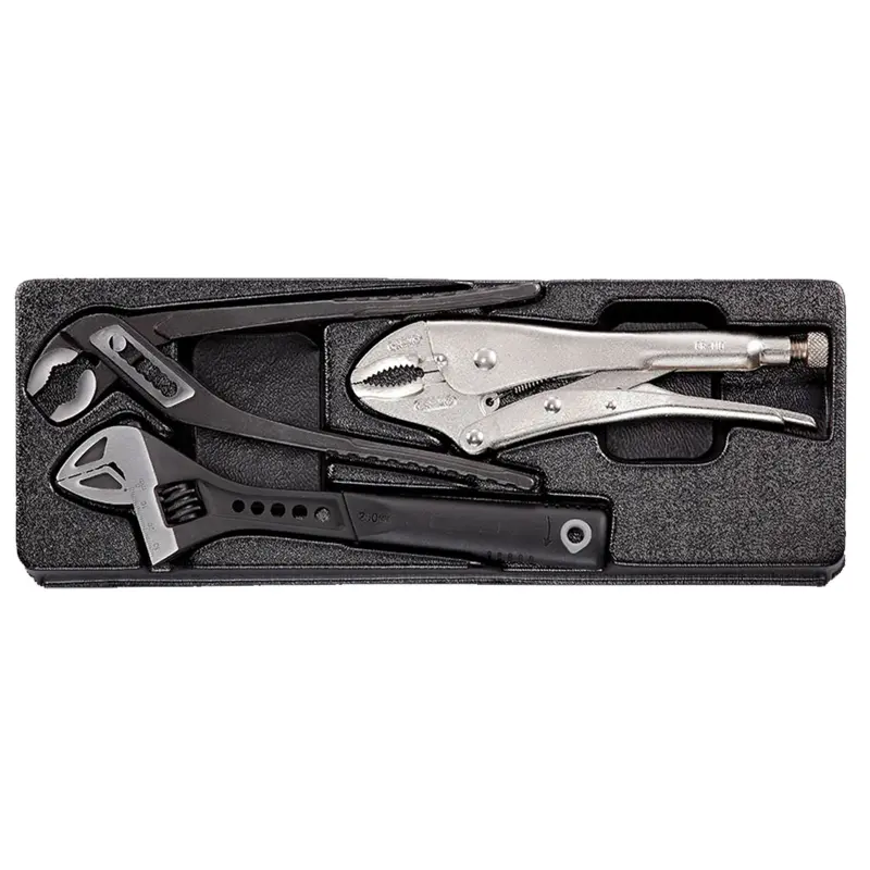 Sada kleští 3 díly, plastové plato A Sada kleští 3 díly, plastové plato A