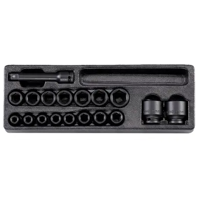 Sada průmyslových hlavic 1/2” 20 dílů, plastové plato A