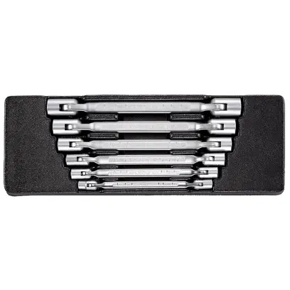 Sada nástrčných klíčů dvanáctihranných 6 dílů, plastové plato A