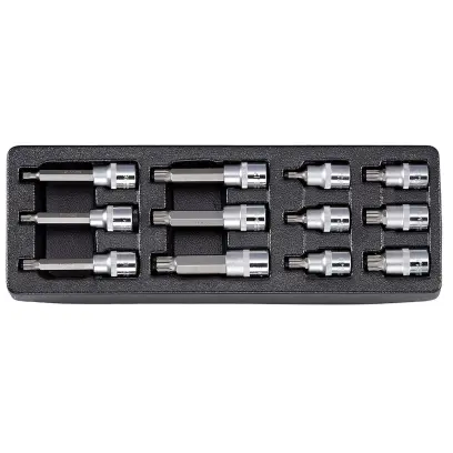 Sada zástrčných hlavic XZN 1/2” 12 dílů, plastové plato A