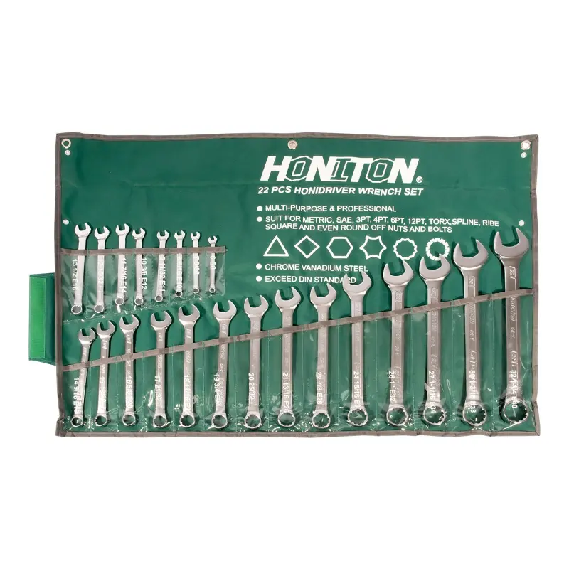 Sada očkoplochých klíčů vyhnutých 6-32 mm 22 dílů HONIDRIVER