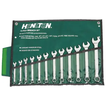 Sada očkoplochých klíčů vyhnutých 8-22 mm 12 dílů