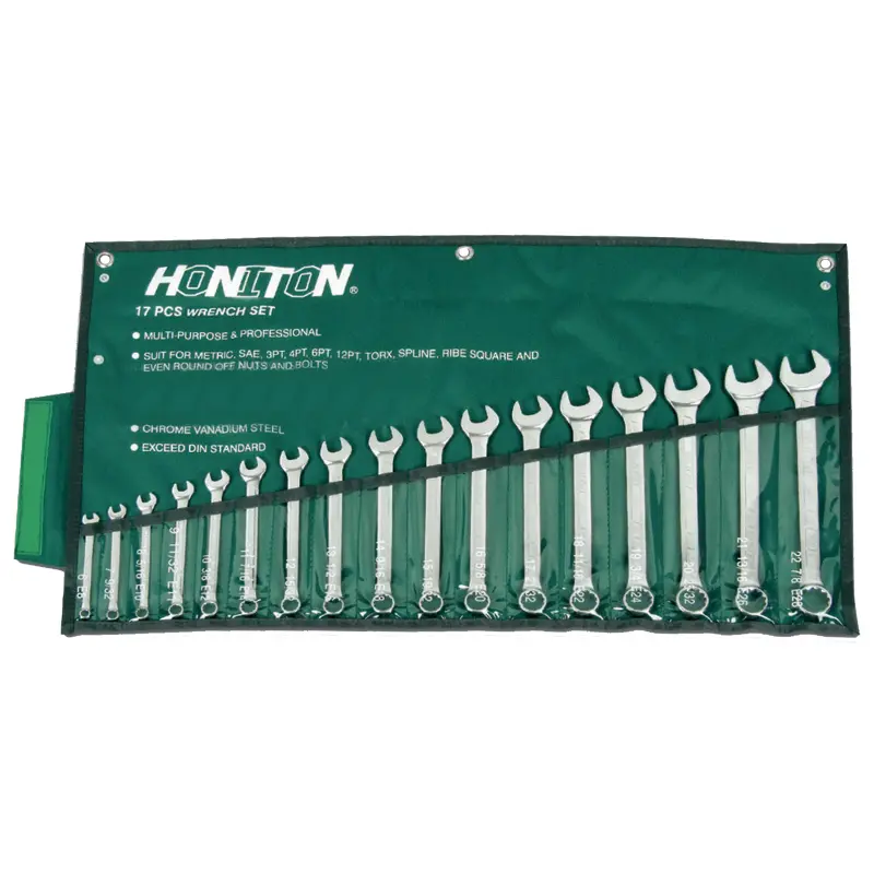 Sada očkoplochých klíčů vyhnutých 6-22 mm 17 dílů