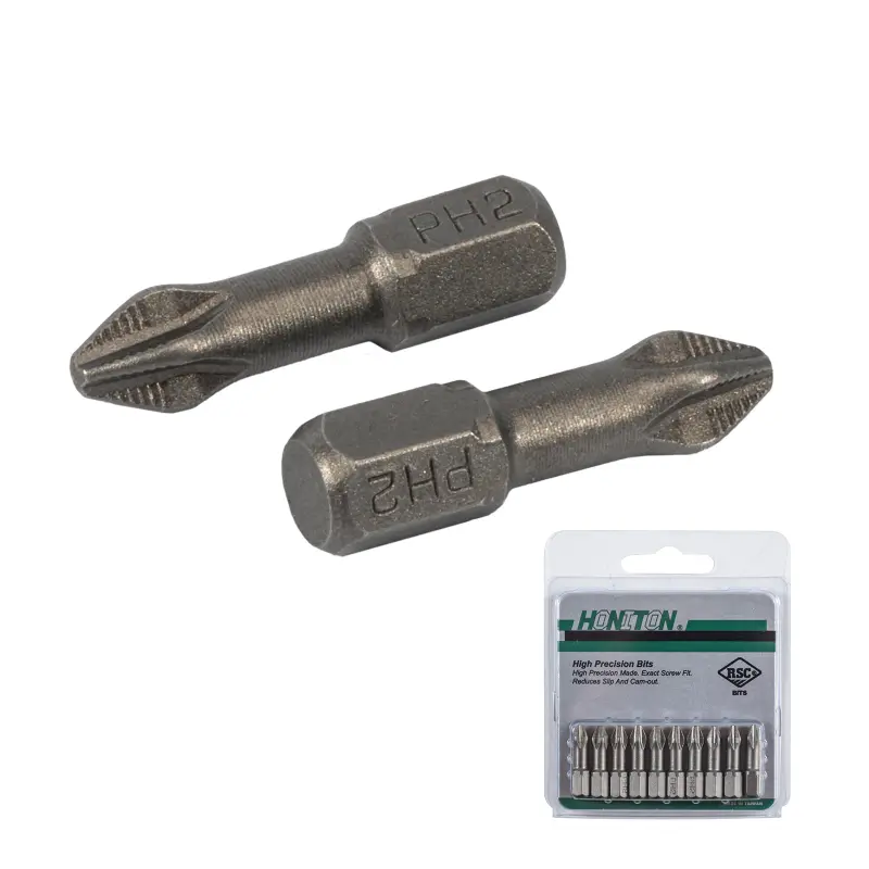 Bit křížový PH 1/4” S2 1bal/10ks | PH2x25 mm Bit křížový PH 1/4” S2 1bal/10ks | PH2x25 mm