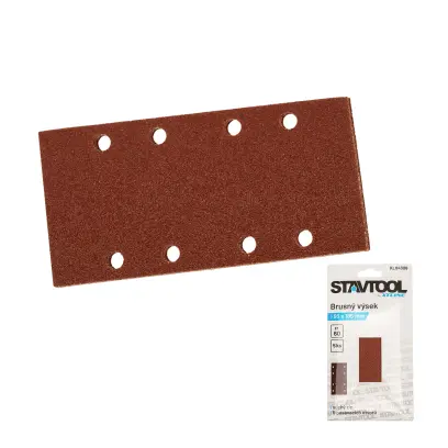 Brusný papír typ BOSCH 1bal/5ks | 93x185 mm zr. 100