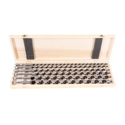 Sada hadovitých vrtáků do dřeva 6 dílů - dřevěný obal | 230 mm