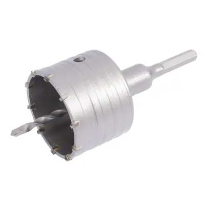 Vykružovací korunka do zdi šestihranná | 80 mm