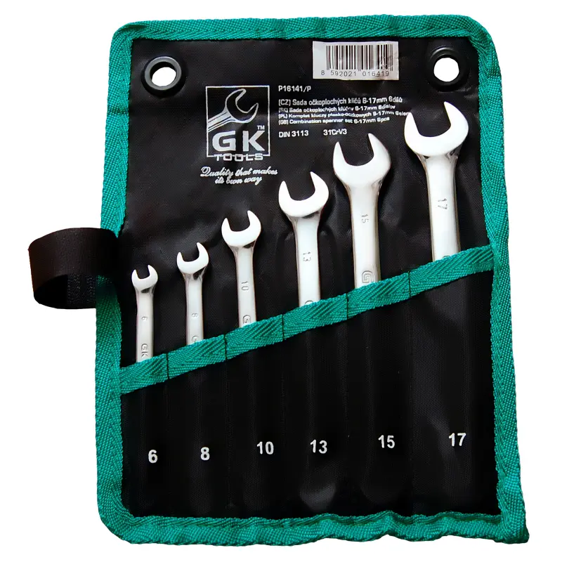 Sada očkoplochých klíčů 6-17 mm matné 6 dílů (P16141/P) Sada očkoplochých klíčů 6-17 mm matné 6 dílů (P16141/P)