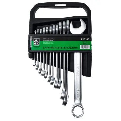 Sada očkoplochých klíčů 6-22 mm matné 12 dílů (P16143)