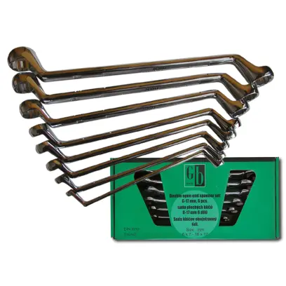 Sada očkových klíčů vyhnutých 6-22 mm chrom 8 dílů (P16831)