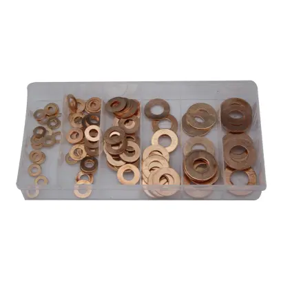 Sada podložek měděných 150 dílů