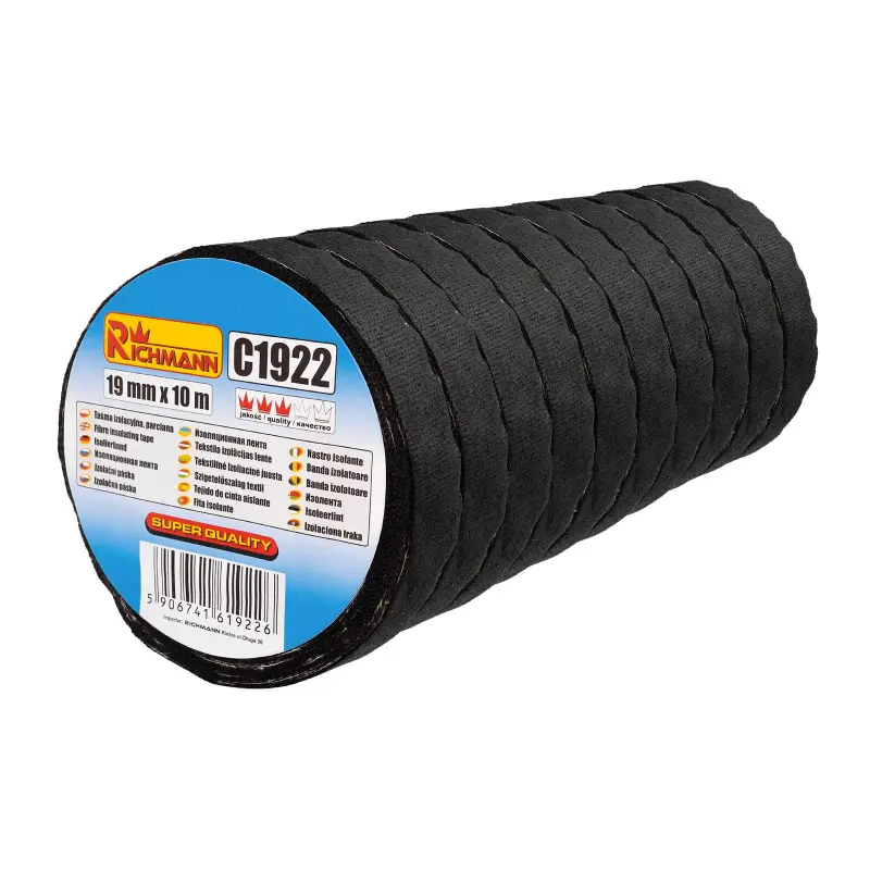 Textilní izolační páska | 19 mm x 10m Textilní izolační páska | 19 mm x 10m