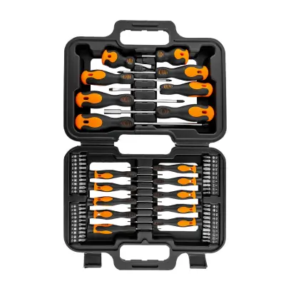 Sada šroubováků a bitů v plastovém boxu 58 dílů